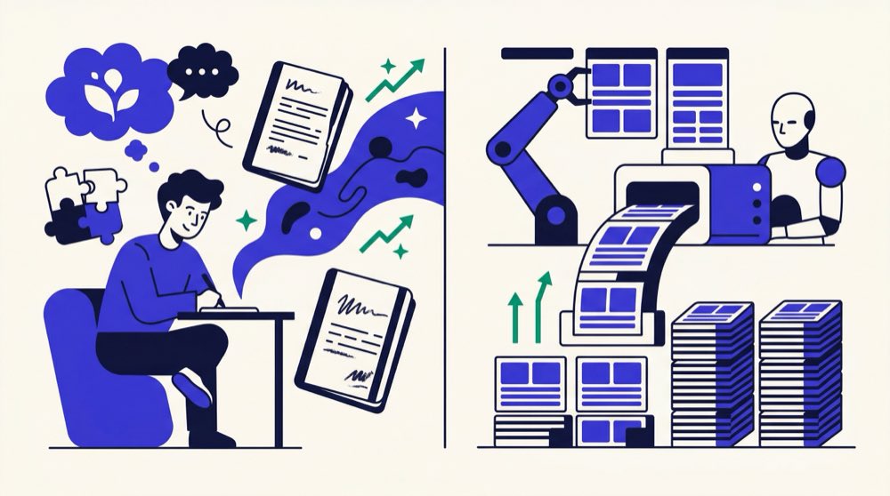 Human-Written vs AI-Generated Content: What Ranks Better in AI Search?